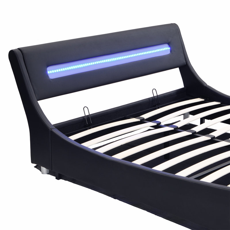 Ivy Bronx Knel Upholstered Storage Bed, Low Profile Platform Bed with